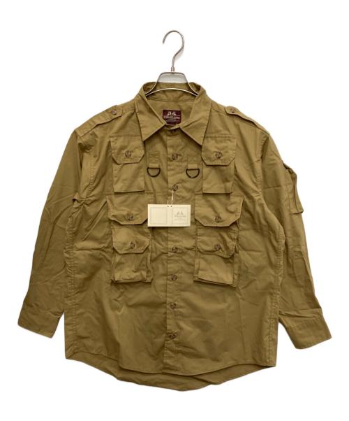 Willis&Geiger（ウィリスアンドガイガー）Willis&Geiger (ウィリスアンドガイガー) HW Utility Shirt ベージュ サイズ:40 未使用品の古着・服飾アイテム
