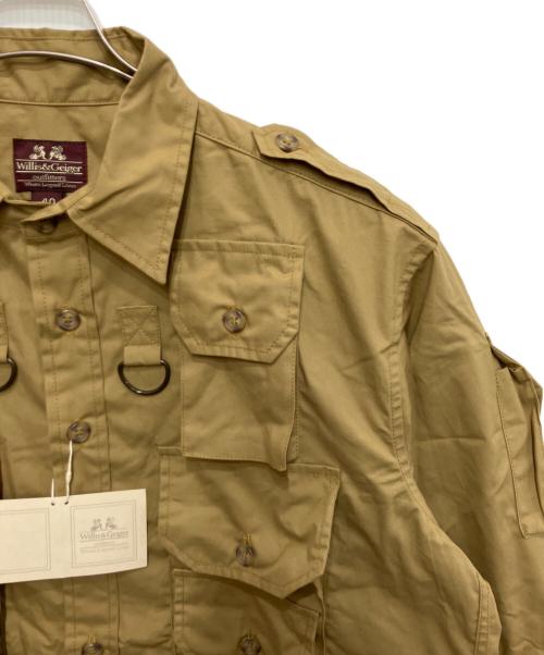 Willis&Geiger（ウィリスアンドガイガー）Willis&Geiger (ウィリスアンドガイガー) HW Utility Shirt ベージュ サイズ:40 未使用品の古着・服飾アイテム