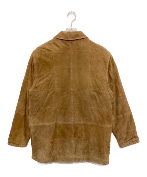 Aquascutum（アクアスキュータム）Aquascutum (アクアスキュータム) スウェードハンティングコート ブラウン サイズ:50の古着・服飾アイテム
