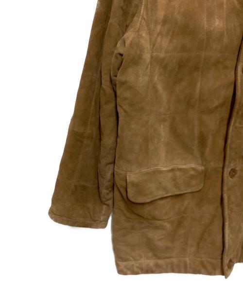 Aquascutum（アクアスキュータム）Aquascutum (アクアスキュータム) スウェードハンティングコート ブラウン サイズ:50の古着・服飾アイテム