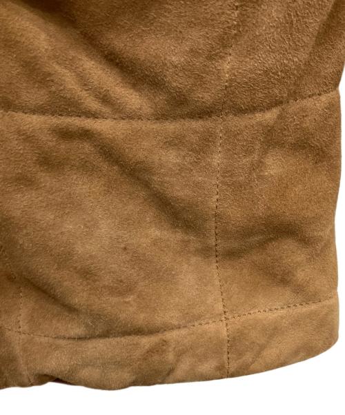 Aquascutum（アクアスキュータム）Aquascutum (アクアスキュータム) スウェードハンティングコート ブラウン サイズ:50の古着・服飾アイテム