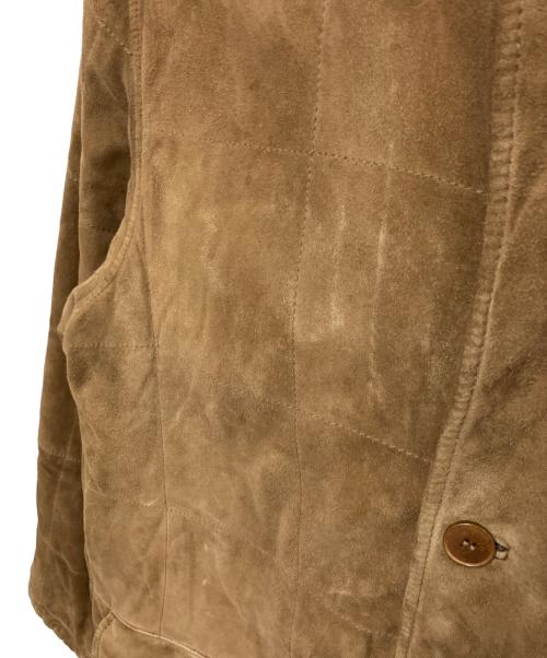 Aquascutum（アクアスキュータム）Aquascutum (アクアスキュータム) スウェードハンティングコート ブラウン サイズ:50の古着・服飾アイテム