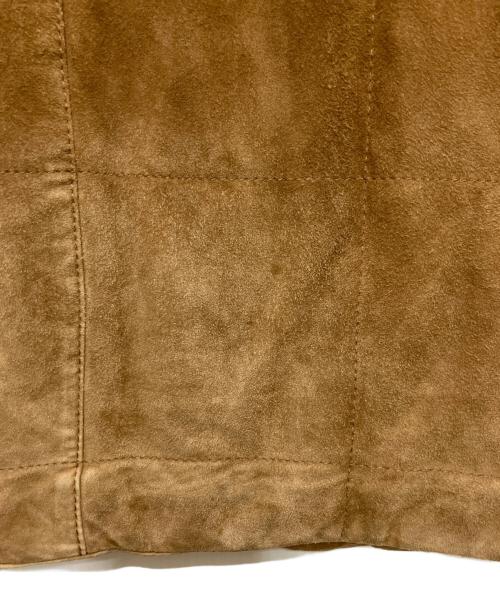 Aquascutum（アクアスキュータム）Aquascutum (アクアスキュータム) スウェードハンティングコート ブラウン サイズ:50の古着・服飾アイテム