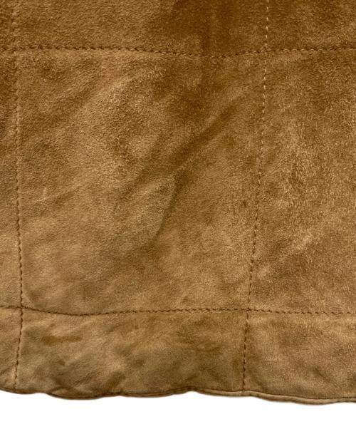 Aquascutum（アクアスキュータム）Aquascutum (アクアスキュータム) スウェードハンティングコート ブラウン サイズ:50の古着・服飾アイテム