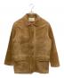 Aquascutum（アクアスキュータム）の古着「スウェードハンティングコート」｜ブラウン