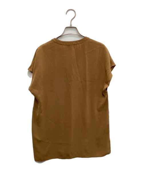 theory（セオリー）theory (セオリー) Powder Crepe PKT Popover N ブラウン サイズ:Sの古着・服飾アイテム