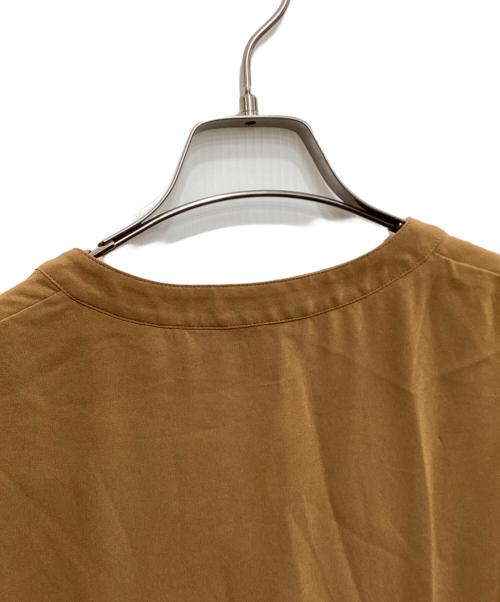theory（セオリー）theory (セオリー) Powder Crepe PKT Popover N ブラウン サイズ:Sの古着・服飾アイテム