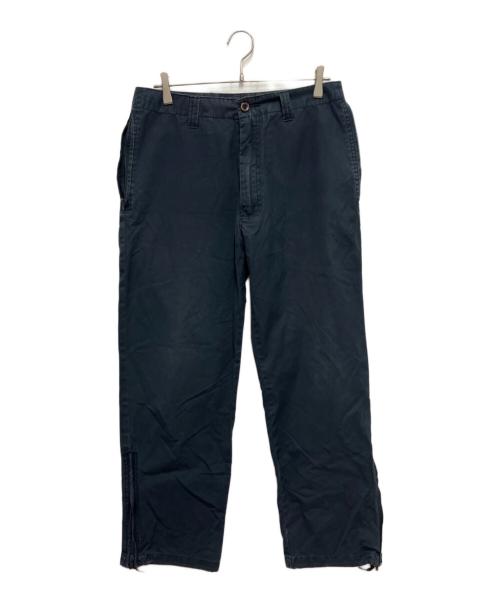 stussy（ステューシー）stussy (ステューシー) 裾ジップコットンチノパン ネイビー サイズ:32の古着・服飾アイテム