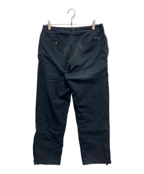 stussy（ステューシー）stussy (ステューシー) 裾ジップコットンチノパン ネイビー サイズ:32の古着・服飾アイテム