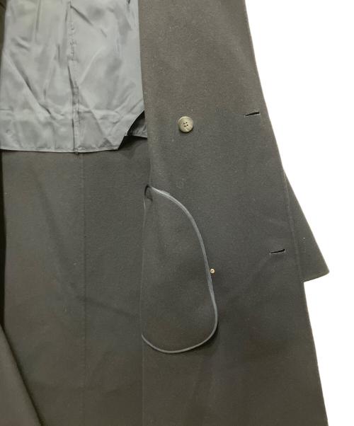 GALERIE VIE（ギャルリーヴィー）GALERIE VIE (ギャルリーヴィー) ダブルフェイスノーカラーコート ネイビー サイズ:36の古着・服飾アイテム