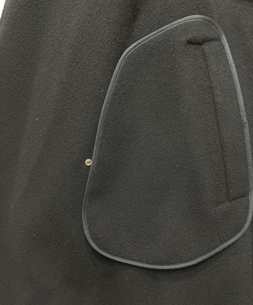 GALERIE VIE（ギャルリーヴィー）GALERIE VIE (ギャルリーヴィー) ダブルフェイスノーカラーコート ネイビー サイズ:36の古着・服飾アイテム