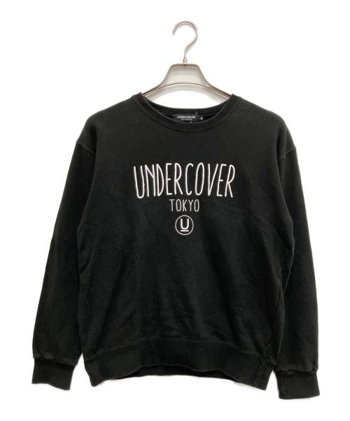 UNDERCOVER（アンダーカバー）UNDERCOVER (アンダーカバー) ロゴプリントスウェット ブラック サイズ:Mの古着・服飾アイテム