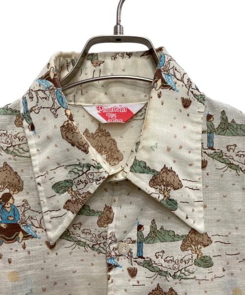 LEVI'S Panatera（リーバイスパナテラ）LEVI'S Panatera (リーバイスパナテラ) インディアンプリントシャツ ホワイト サイズ:不明の古着・服飾アイテム