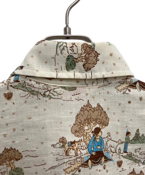 LEVI'S Panatera（リーバイスパナテラ）LEVI'S Panatera (リーバイスパナテラ) インディアンプリントシャツ ホワイト サイズ:不明の古着・服飾アイテム