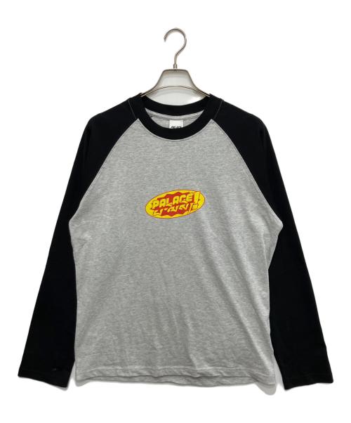 PALACE（パレス）PALACE (パレス) TIBETAN POTALA LONGSLEEVEカットソー グレー×ブラック サイズ:Mの古着・服飾アイテム