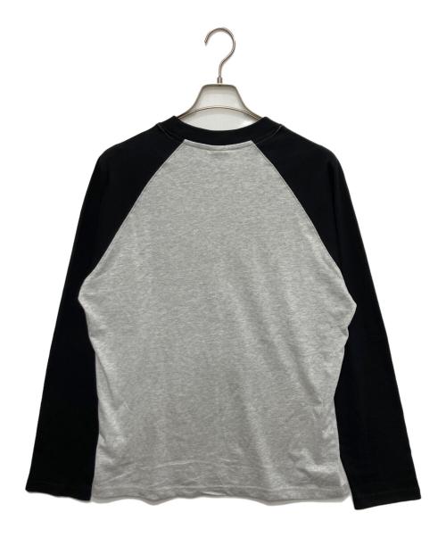 PALACE（パレス）PALACE (パレス) TIBETAN POTALA LONGSLEEVEカットソー グレー×ブラック サイズ:Mの古着・服飾アイテム