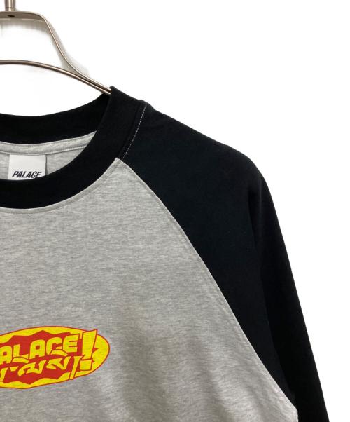 PALACE（パレス）PALACE (パレス) TIBETAN POTALA LONGSLEEVEカットソー グレー×ブラック サイズ:Mの古着・服飾アイテム