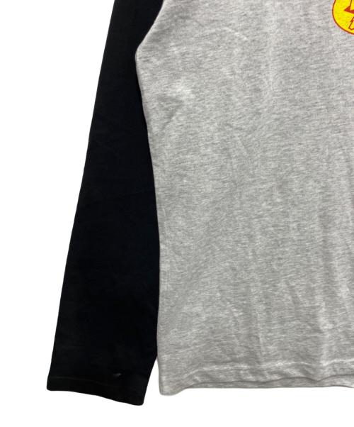 PALACE（パレス）PALACE (パレス) TIBETAN POTALA LONGSLEEVEカットソー グレー×ブラック サイズ:Mの古着・服飾アイテム