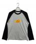 PALACE（パレス）の古着「TIBETAN POTALA LONGSLEEVEカットソー」｜グレー×ブラック