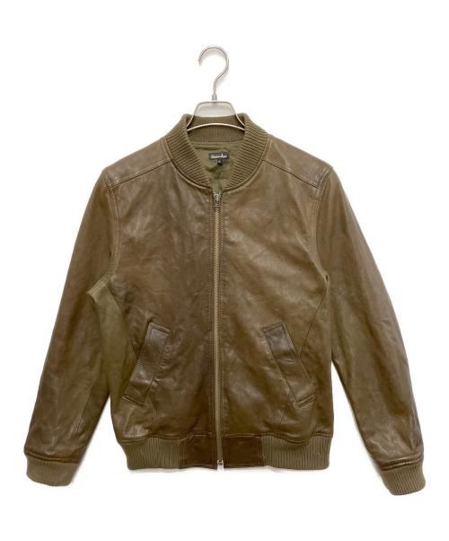 STEVEN ALAN（スティーブンアラン）STEVEN ALAN (スティーブンアラン) レザージャケット ブラウン サイズ:Mの古着・服飾アイテム