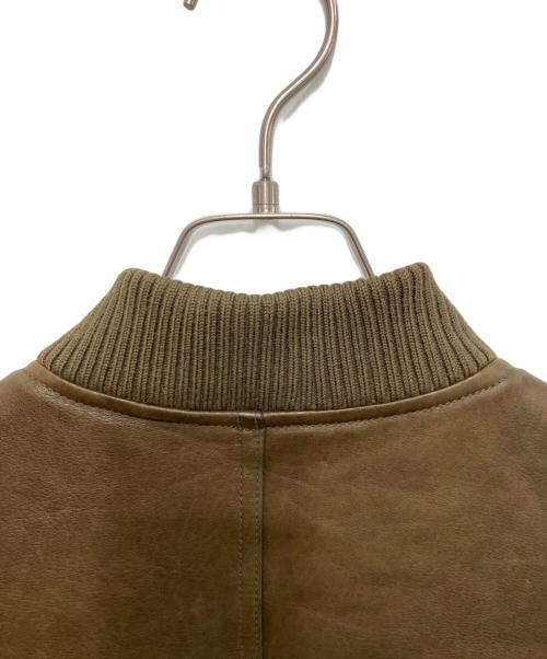 STEVEN ALAN（スティーブンアラン）STEVEN ALAN (スティーブンアラン) レザージャケット ブラウン サイズ:Mの古着・服飾アイテム