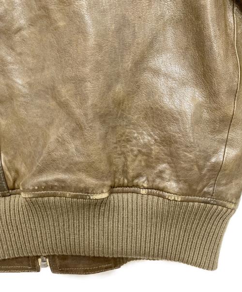 STEVEN ALAN（スティーブンアラン）STEVEN ALAN (スティーブンアラン) レザージャケット ブラウン サイズ:Mの古着・服飾アイテム