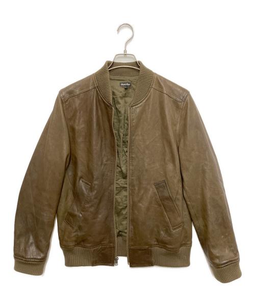 STEVEN ALAN（スティーブンアラン）STEVEN ALAN (スティーブンアラン) レザージャケット ブラウン サイズ:Mの古着・服飾アイテム
