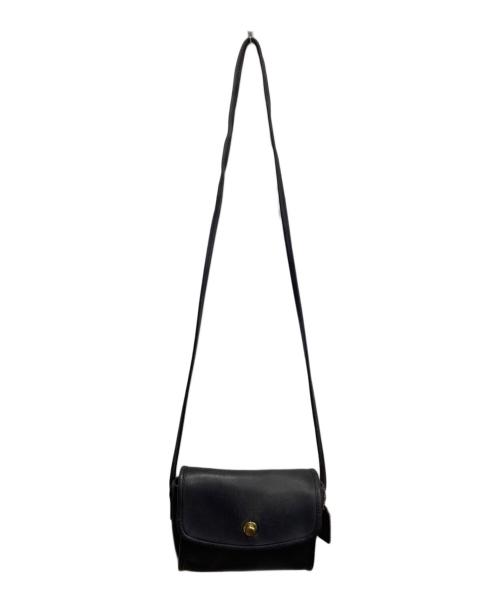 COACH（コーチ）COACH (コーチ) フラップショルダーバッグ ネイビーの古着・服飾アイテム