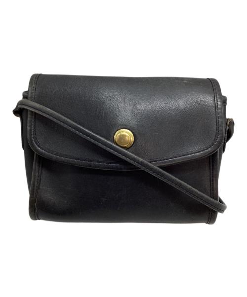 COACH（コーチ）COACH (コーチ) フラップショルダーバッグ ネイビーの古着・服飾アイテム