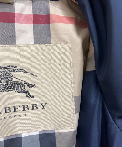 BURBERRY LONDON（バーバリーロンドン）BURBERRY LONDON (バーバリーロンドン) スタンドカラージャケット ネイビー サイズ:Sの古着・服飾アイテム