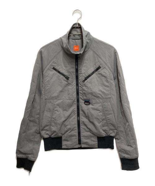 BOSS HUGO BOSS（ボス ヒューゴボス）BOSS HUGO BOSS (ボス ヒューゴボス) オールドフライトジャケット グレー サイズ:38Rの古着・服飾アイテム