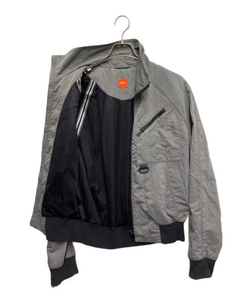 BOSS HUGO BOSS（ボス ヒューゴボス）BOSS HUGO BOSS (ボス ヒューゴボス) オールドフライトジャケット グレー サイズ:38Rの古着・服飾アイテム