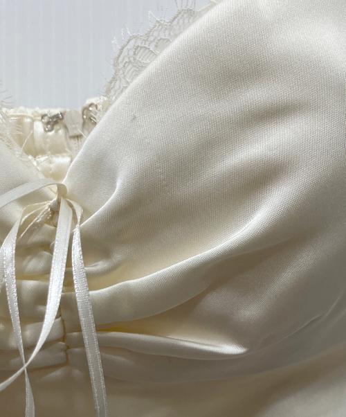 robe de fleurs（ローブ ド フルール）robe de fleurs (ローブ ド フルール) ティアードスカートツーピースフレアミニキャバドレス アイボリー サイズ:XS 未使用品の古着・服飾アイテム