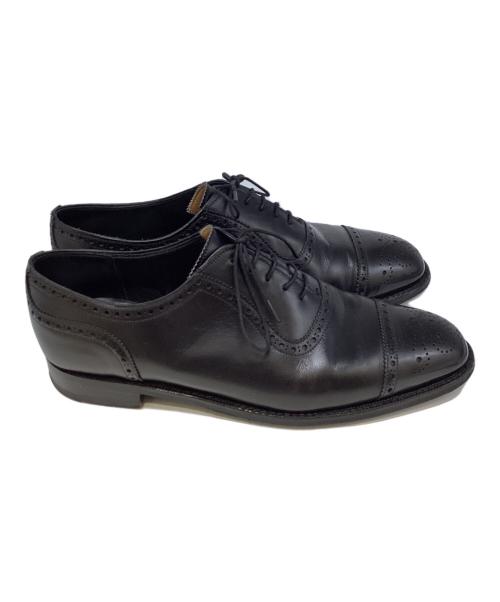 JOSEPH CHEANEY（ジョセフチーニー）JOSEPH CHEANEY (ジョセフチーニー) WINSTON セミブローグシューズ ブラック サイズ:SIZEUK7の古着・服飾アイテム
