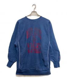 Champion REVERSE WEAVE（チャンピオン リバース ウィーブ）の古着「カレッジロゴスウェット」｜レッド
