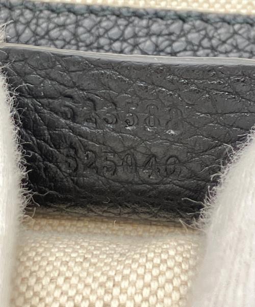 GUCCI（グッチ）GUCCI (グッチ) ハーフムーンホーボー ヴィンテージロゴショルダーバッグ ブラックの古着・服飾アイテム
