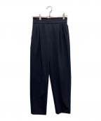 THE TOKYOザトーキョー）の古着「WASHABLE HIGH FANCTION TAPERD PANTS」｜ネイビー