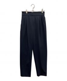 THE TOKYO（ザトーキョー）の古着「WASHABLE HIGH FANCTION TAPERD PANTS」｜ネイビー