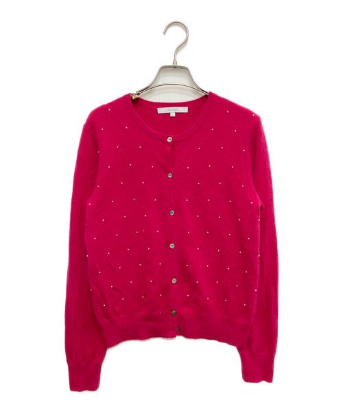 UNTITLED（アンタイトル）UNTITLED (アンタイトル) アンゴラ混カーディガン ショッキングピンク サイズ:2の古着・服飾アイテム