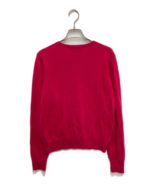 UNTITLED（アンタイトル）UNTITLED (アンタイトル) アンゴラ混カーディガン ショッキングピンク サイズ:2の古着・服飾アイテム