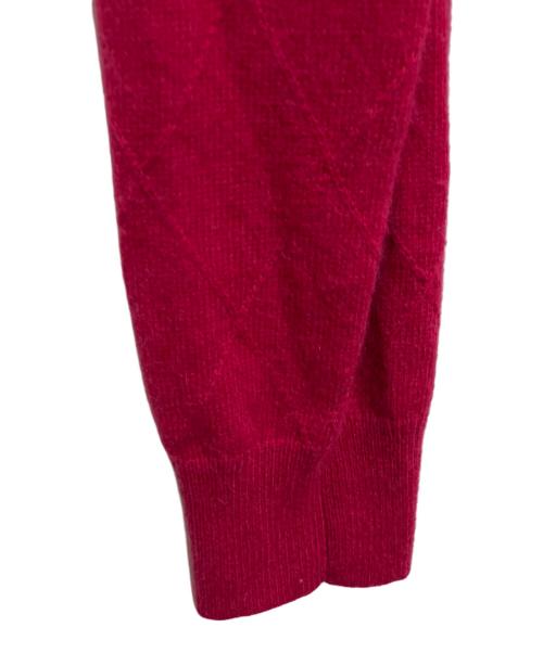 UNTITLED（アンタイトル）UNTITLED (アンタイトル) アンゴラ混カーディガン ショッキングピンク サイズ:2の古着・服飾アイテム