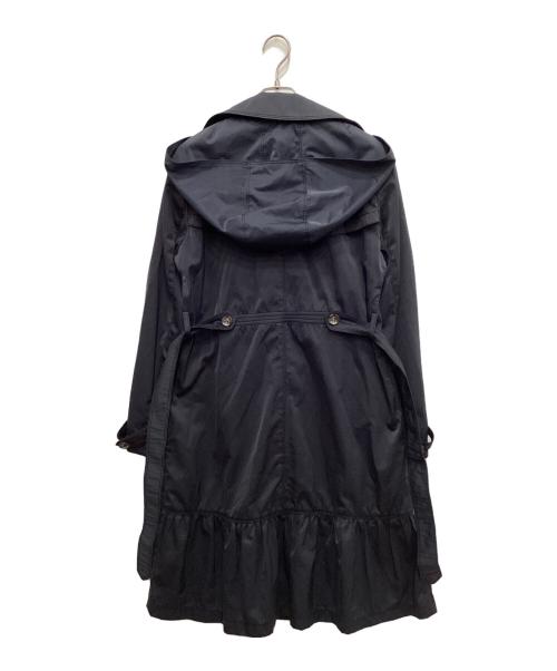 Max Mara WEEK END LINE（マックスマーラ ウイークエンドライン）Max Mara WEEK END LINE (マックスマーラ ウイークエンドライン) フード付トレンチコート ネイビー サイズ:42の古着・服飾アイテム