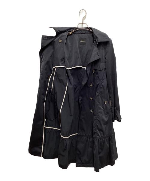 Max Mara WEEK END LINE（マックスマーラ ウイークエンドライン）Max Mara WEEK END LINE (マックスマーラ ウイークエンドライン) フード付トレンチコート ネイビー サイズ:42の古着・服飾アイテム