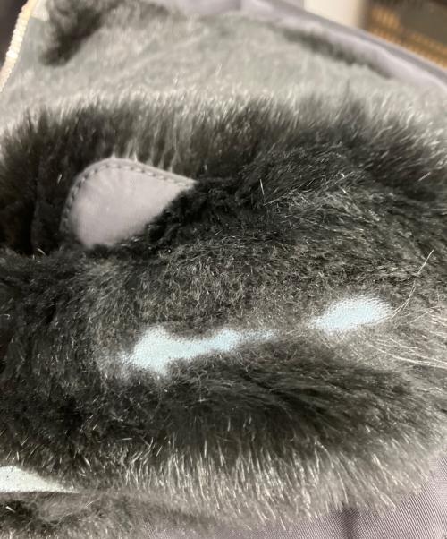 ARMANI COLLEZIONI（アルマーニ コレツィオーニ）ARMANI COLLEZIONI (アルマーニ コレツィオーニ) ラビットファーライニングスタンドカラージャケット ブラック サイズ:50の古着・服飾アイテム