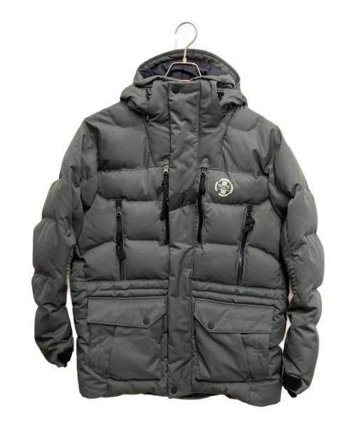 POLO SPORT（ポロスポーツ）POLO SPORT (ポロスポーツ) フード付ダウンジャケット グレー サイズ:Mの古着・服飾アイテム