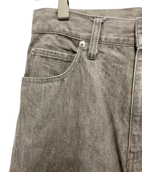 ATTISESSION（アティセッション）ATTISESSION (アティセッション) ワイドデニムパンツ グレー サイズ:36の古着・服飾アイテム