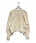 UNITED ARROWS TOKYO (ユナイテッドアローズトウキョウ) ケーブルニット ホワイト サイズ:FREE：4000円
