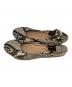 Gianvito Rossi (ジャンヴィト ロッシ) パイソンバレエパンプス グレー サイズ:SIZE37：6000円