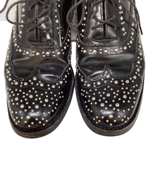 CHURCH'S（チャーチ）CHURCH'S (チャーチ) BURWOOD スタッズウィングチップシューズ ブラック サイズ:SIZE351/2の古着・服飾アイテム