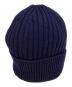 MONCLER GRENOBLE (モンクレール グルノーブル) ロゴビーニー ネイビー：10000円